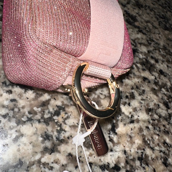 Lululemon wristlet Sparkling Pink Coin Pouch with Gold Accent - Picture 5 of 11